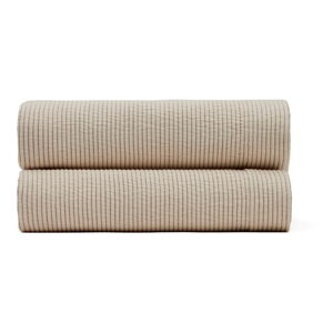 Beżowa bawełniana narzuta na łóżko dwuosobowe 180x250 cm Bedar – Kave Home