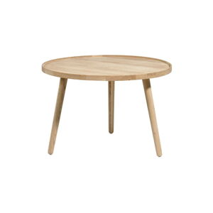 Okrągły stolik z litego drewna dębowego ø 70,5 cm Ebern – Villa Collection