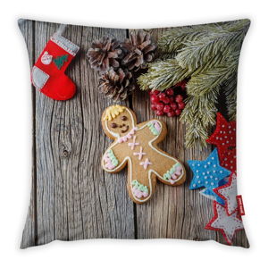 Poszewka na poduszkę Vitaus Christmas Period Cookie, 43x43 cm