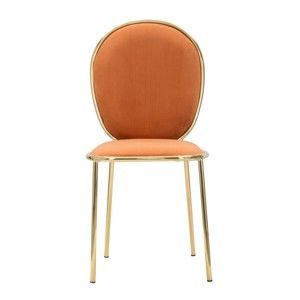 Zestaw 2 pomarańczowych krzeseł Mauro Ferretti Emily
