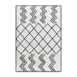 Czarno-biały dywan bawełniany HF Living Morocco Raaba, 140x200 cm