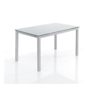 Rozkładany stół ze szklanym blatem 80x140 cm New Daily – Tomasucci