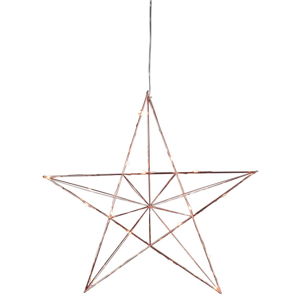 Dekoracja świetlna LED w kolorze miedzi Star Trading Line, wys. 38 cm
