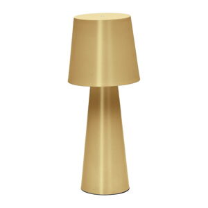 Lampa stołowa LED ze ściemniaczem w kolorze złota z metalowym kloszem (wysokość 40 cm) Arenys – Kave Home