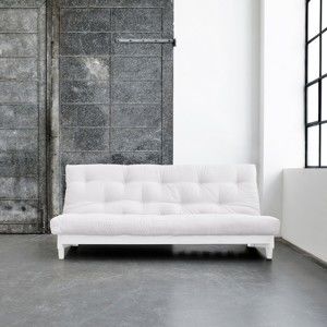 Sofa rozkładana Karup Fresh White/Natural