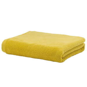 Żółty ręcznik z egipskiej bawełny Aquanova London, 100x150 cm