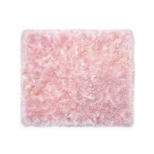 Różowy dywan z owczej skóry Royal Dream Zealand Sheep, 130x150 cm