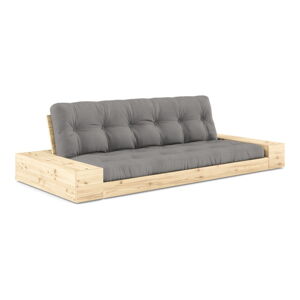 Szara rozkładana sofa 244 cm Base – Karup Design