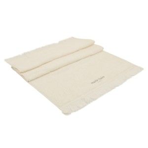 Kremowy ręcznik bawełniany z kolekcji Marie Calire Amy, 50x90 cm