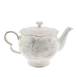 Dzbanek porcelanowy do herbaty Clayre & Eef Anastasia, 1,2 l