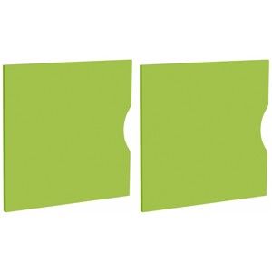 Zestaw 2 zielonych drzwiczek do regału Støraa Kiera, 33x33 cm