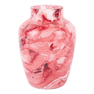 Jasnoczerwony szklany wazon Blended – PT LIVING