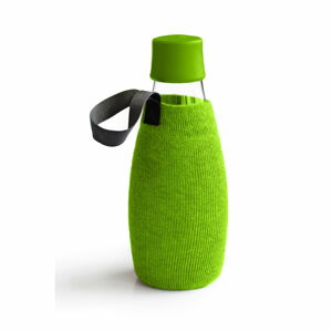 Zielony pokrowiec na szklaną butelkę ReTap z dożywotnią gwarancją, 300 ml