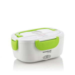 Biało-zielony elektryczny pojemnik na obiad Innovagoods Lunch