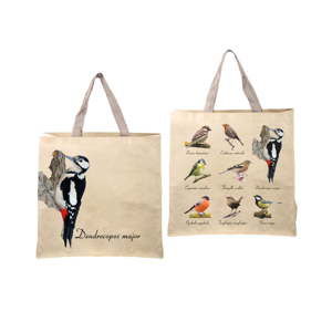 Składana torba z motywem ptaszków Esschert Design Birds