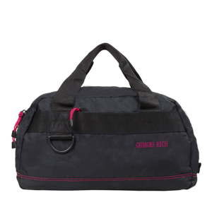 Czarna torba z różowymi szczegółami Blue Star Edimbourg, 17 l