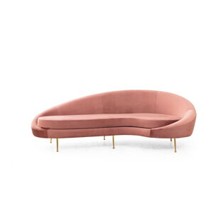 Jasnoróżowa sofa 255 cm Eses – Balcab Home