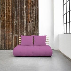 Sofa rozkładana Karup Shin Sano Natural/Taffy Pink
