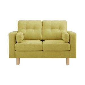 Limonkowa sofa 2-osobowa Stella Cadente Maison Lagoa