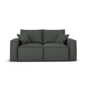 Ciemnoszara sofa Cosmopolitan Design Miami, 180 cm