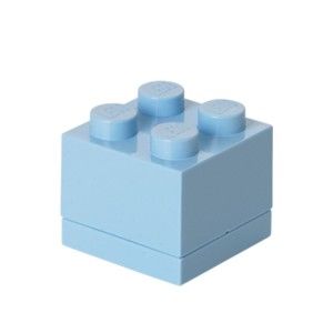 Jasnoniebieski pojemnik LEGO® Mini Box