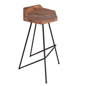 Hoker z siedziskiem z litego drewna dębowego FLAME furniture Inc. Ber-hex 