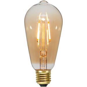 Żarówka filamentowa LED o ciepłej barwie z gwintem E27, 1 W Plain Amber – Star Trading
