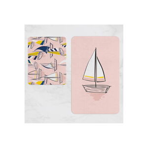Różowe dywaniki łazienkowe zestaw 2 szt.  – Oyo Concept