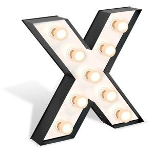 Stojąca dekoracja świetlna w kształcie litery Glimte Lamp Floor X
