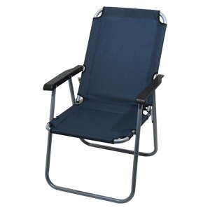 Ciemnoniebieskie składane krzesło turystyczne Cattara Lyon