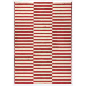 Czerwono-biały dywan Hanse Home Gloria Panel, 80x150 cm
