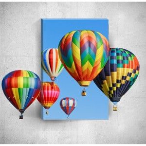 Obraz 3D Mosticx Colourful Air Balloons, 40x60 cm
