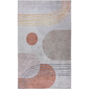 Pomarańczowy/kremowy dywan odpowiedni do prania 80x150 cm – Vitaus