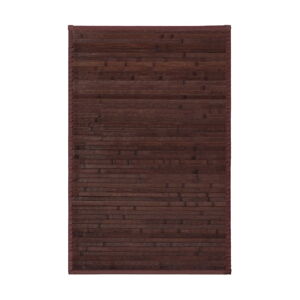 Ciemnobrązowy bambusowy dywan 60x90 cm – Casa Selección