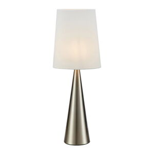 Biała/srebrna lampa stołowa (wysokość 64 cm) Conus – Markslöjd