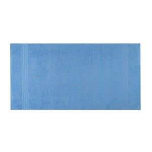 Niebieski ręcznik z czystej bawełny Sky, 50x90 cm