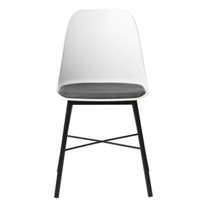 Zestaw 2 biało-szarych krzeseł Unique Furniture Whistler