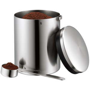 Pojemnik do kawy ze stali nierdzewnej Cromargan® WMF Kult, wys. 13,5 cm