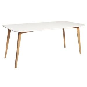 Stół z nogami z drewna dębowego Folke Arild, dł. 180 cm