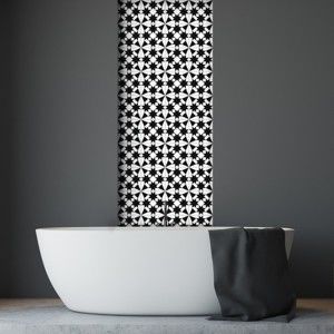 Komplet 30 samoprzylepnych naklejek Ambiance Decal Cement Tiles Antalya, 10 x1 0 cm