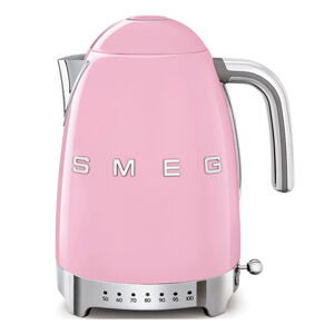 Różowy czajnik elektryczny ze stali nierdzewnej 1,7 l Retro Style – SMEG