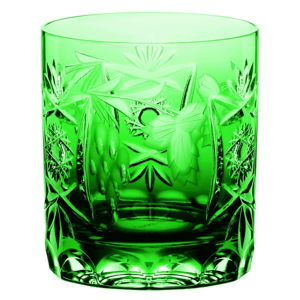 Zielona szklanka na whisky ze szkła kryształowego Nachtmann Traube Whisky Tumbler Emerald Green, 250 ml