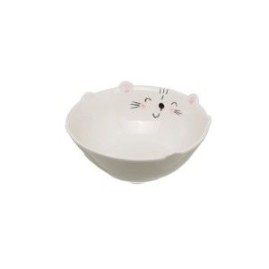 Biała miska porcelanowa Unimasa Kitty, ⌀ 11,9 cm