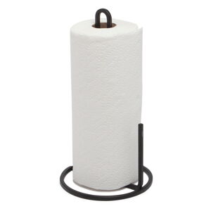 Czarny stalowy stojak na ręczniki kuchenne ø 17 cm Squire – Umbra