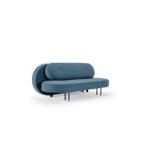 Niebieska sofa rozkładana Innovation Filuca Elegance Petrol