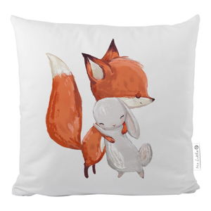 Poszewka na poduszkę z satyny bawełnianej Mr. Little Fox Forest Friendship, 50x50 cm