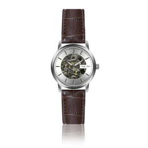 Damski zegarek z brązowym paskiem ze skóry naturalnej Walter Bach Margo