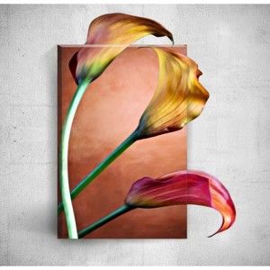Obraz 3D Mosticx Three Elegant Flowers, 40x60 cm