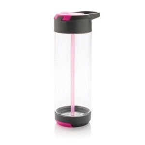 Różowa butelka z uchwytem na telefon XD Design, 700 ml