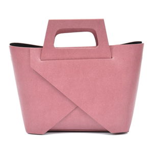 Różowa torebka skórzana Carla Ferreri Hunno